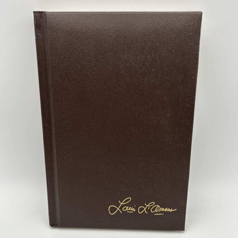 Flint Louis LAmour Leatherette Hardcover 1981 Bantam Western Like New